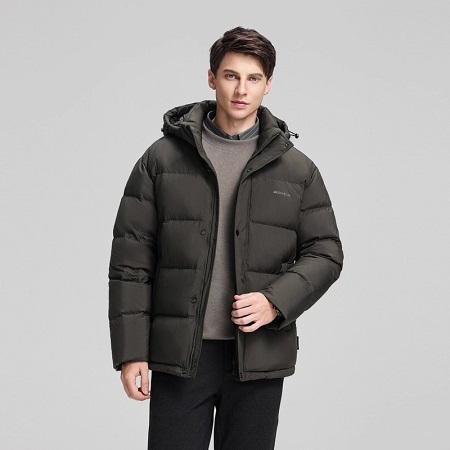 雪中飞男士商务短���绒�?90�l�子鸭绒